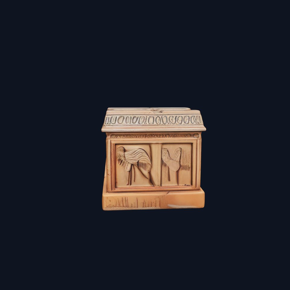 Ancient Egyptian Sarcophagus Model Pack with Hieroglyphic Details